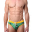 Alexander Cobb Green/Yellow Neo Swim Brief