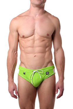 Alexander Cobb Harlequin-Green Swim Brief thumbnail 1