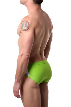 Alexander Cobb Harlequin-Green Swim Brief thumbnail 2