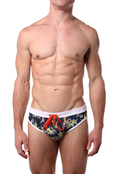 Alexander Cobb White Dedalus Swim Brief
