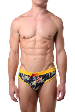 Alexander Cobb Yellow Dedalus Swim Brief thumbnail 1