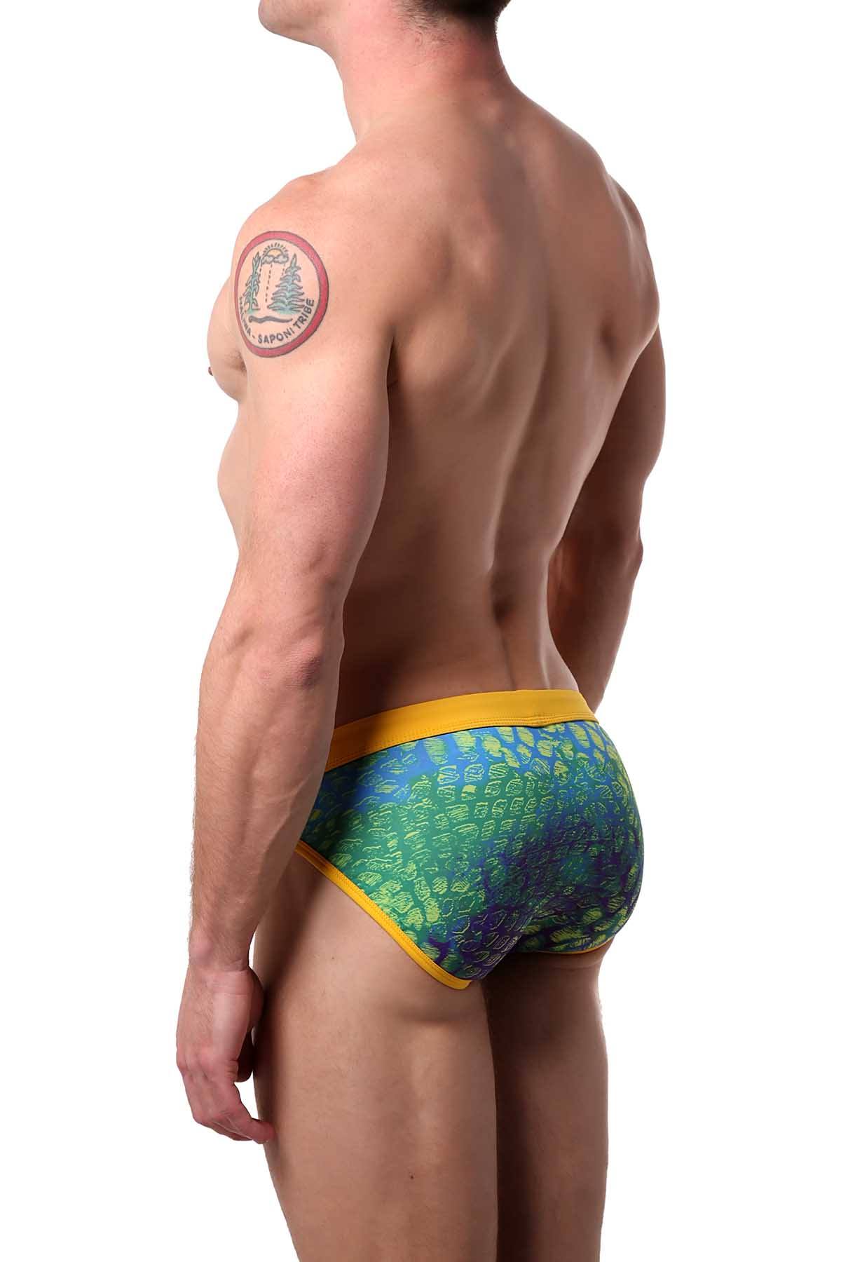 Alexander Cobb Yellow Skin Swim Brief