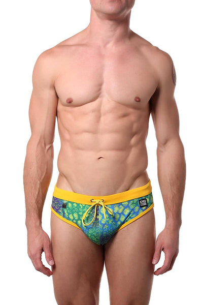 Alexander Cobb Yellow Skin Swim Brief