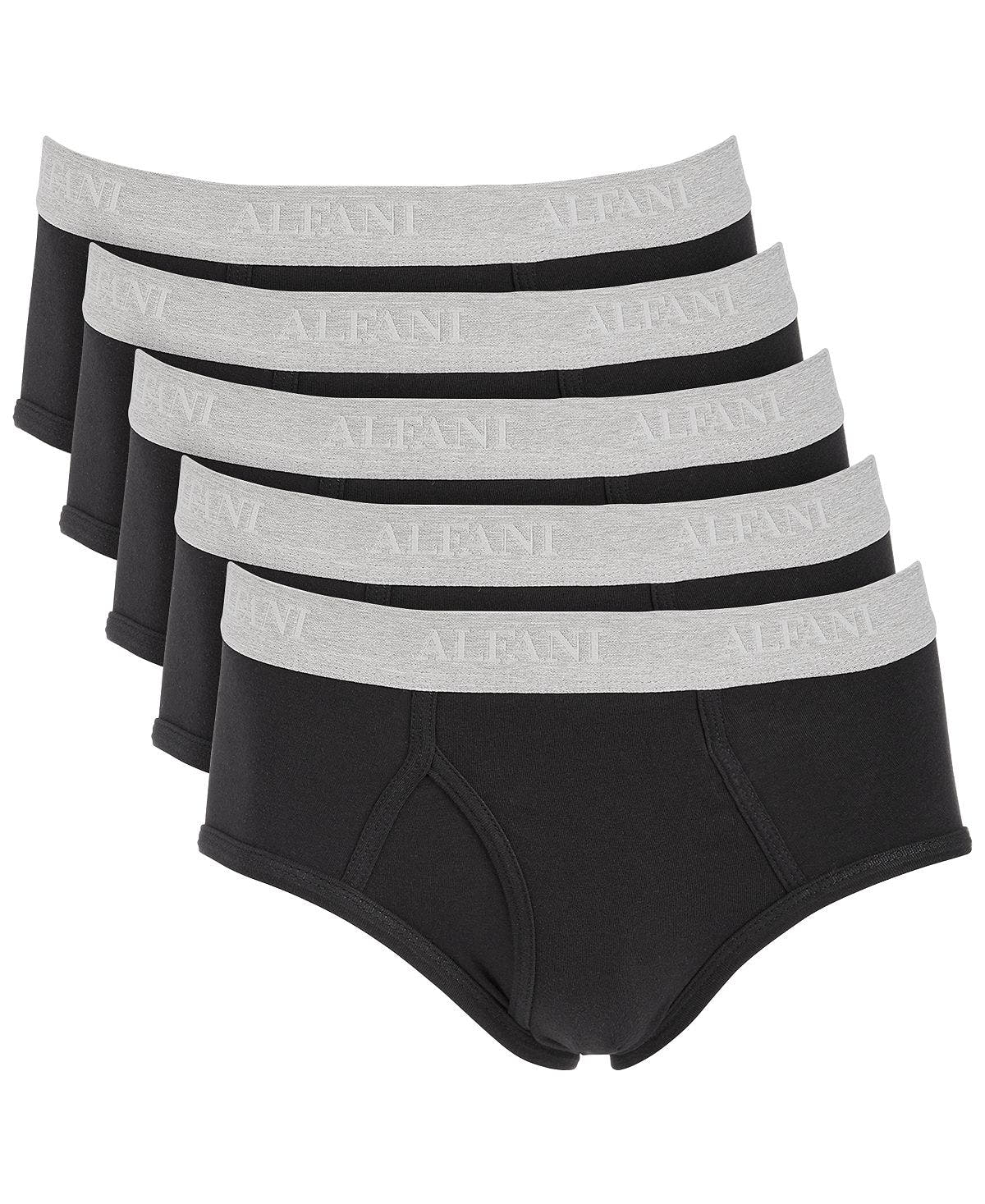 Alfani 5-pk. Stretch Briefs Black