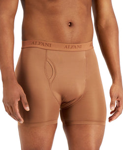 Alfani Air Mesh Quick-dry Moisture-wicking Boxer Briefs Brown thumbnail 1