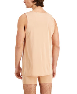 Alfani Air Mesh Undershirt Tank Beige thumbnail 3