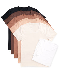 Alfani Air Mesh V-neck Undershirt Brown thumbnail 3