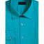 Alfani Alfatech By Slim-fit Performance Stretch Easy-care Solid Dress Shirt Aqua