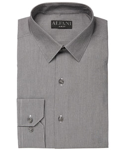 Alfani Alfatech Dress Shirt Grey thumbnail 1