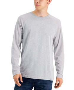 Alfani Alfatech Long-sleeve Shirt Casual Grey Opd thumbnail 1