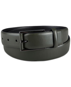 Alfani Alfatech Stretch Faux-leather Wrapped Buckle Dress Belt Olive thumbnail 1