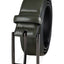 Alfani Alfatech Stretch Faux-leather Wrapped Buckle Dress Belt Olive