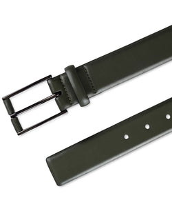 Alfani Alfatech Stretch Faux-leather Wrapped Buckle Dress Belt Olive thumbnail 4