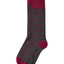 Alfani Alfatech Window pane-plaid Dress Socks Black Red