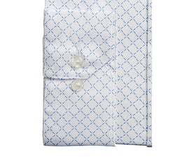 Alfani Assorted Alfatech By Classic/regular Fit Performance Print Dress Shirts White/Blue thumbnail 2