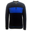 Alfani Baseball Ottoman Quarter Zip Sweatshirt Deep Black