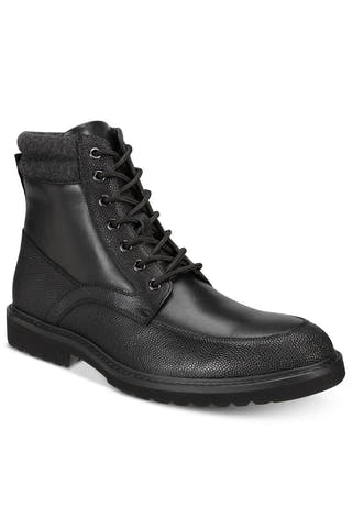 Alfani Black Moc-Toe Utility Boot