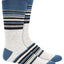 Alfani Blue Stripe Crew Socks Blue