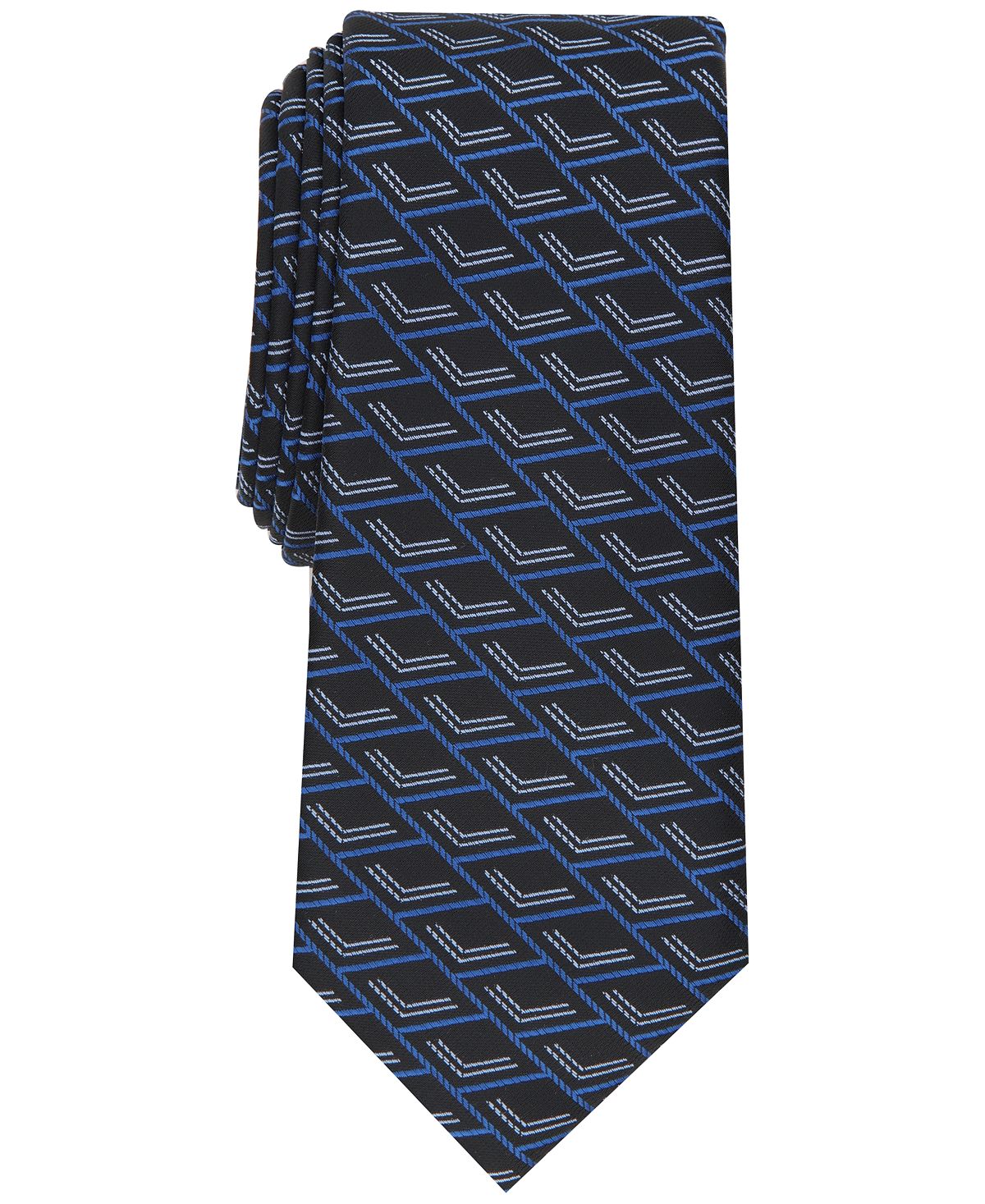 Alfani Bruand Geo Tie Blue