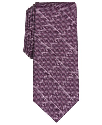 Alfani Classic Grid Tie Berry