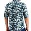 Alfani Classic-fit Ikat-print Utility Shirt Deep Ocean Green