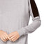 Alfani Colorblock Lounge Top in Grey Heather