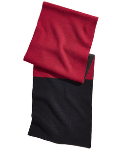 Alfani Colorblocked Blanket Scarf Red Black thumbnail 1