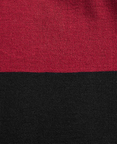 Alfani Colorblocked Blanket Scarf Red Black
