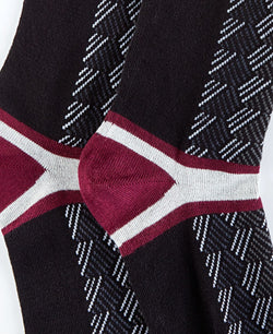 Alfani Colorblocked Patterned Dress Socks Grey Diamond thumbnail 2