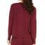 Alfani Cozy Knit Long Sleeve Sleep Top Dried Berry