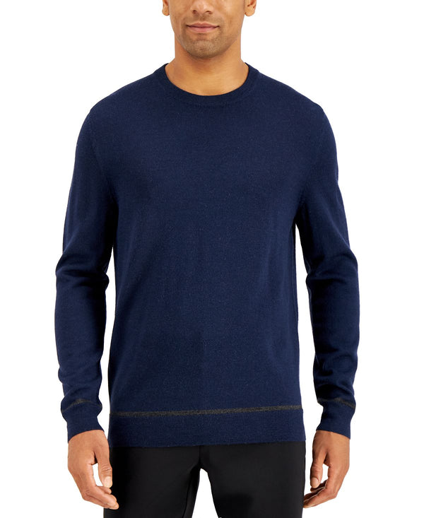 Alfani Crewneck Sweater Neo Navy