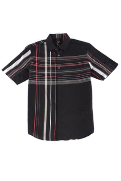 Alfani Deep Black Henrick Plaid Shirt thumbnail 3