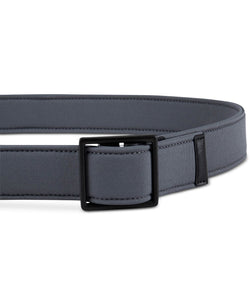 Alfani Faux Leather Neoprene Belt Grey thumbnail 3