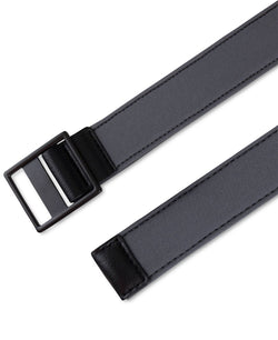 Alfani Faux Leather Neoprene Belt Grey thumbnail 4