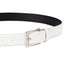 Alfani Faux-suede Belt Ivory