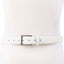Alfani Faux-suede Belt Ivory