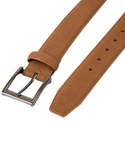 Alfani Faux-suede Belt Tan thumbnail 3