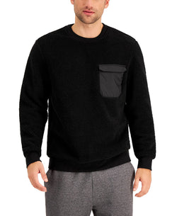 Alfani Fleece Sweatshirt Black thumbnail 1