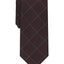 Alfani Gering Plaid Tie Burgundy