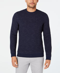 Alfani Heathered Sweatshirt Blue Midnight thumbnail 1