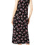 Alfani Intimates Black Bouquet-Print Pleated Nightgown