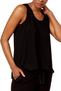 Alfani Intimates Black High-Low Lounge Tank Top thumbnail 1