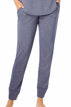 Alfani Intimates Blue-Heather Jogger Pajama Pant thumbnail 1