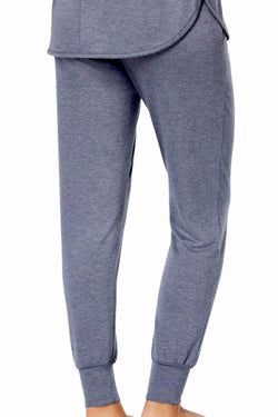 Alfani Intimates Blue-Heather Jogger Pajama Pant thumbnail 3