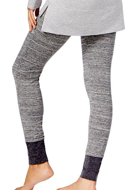 Alfani Intimates Charcoal-Grey Space-Dye Printed Jogger Pajama Pant thumbnail 4