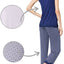 Alfani Intimates Lavender Floral-Diamond Printed Lace-Trim Sleep Set