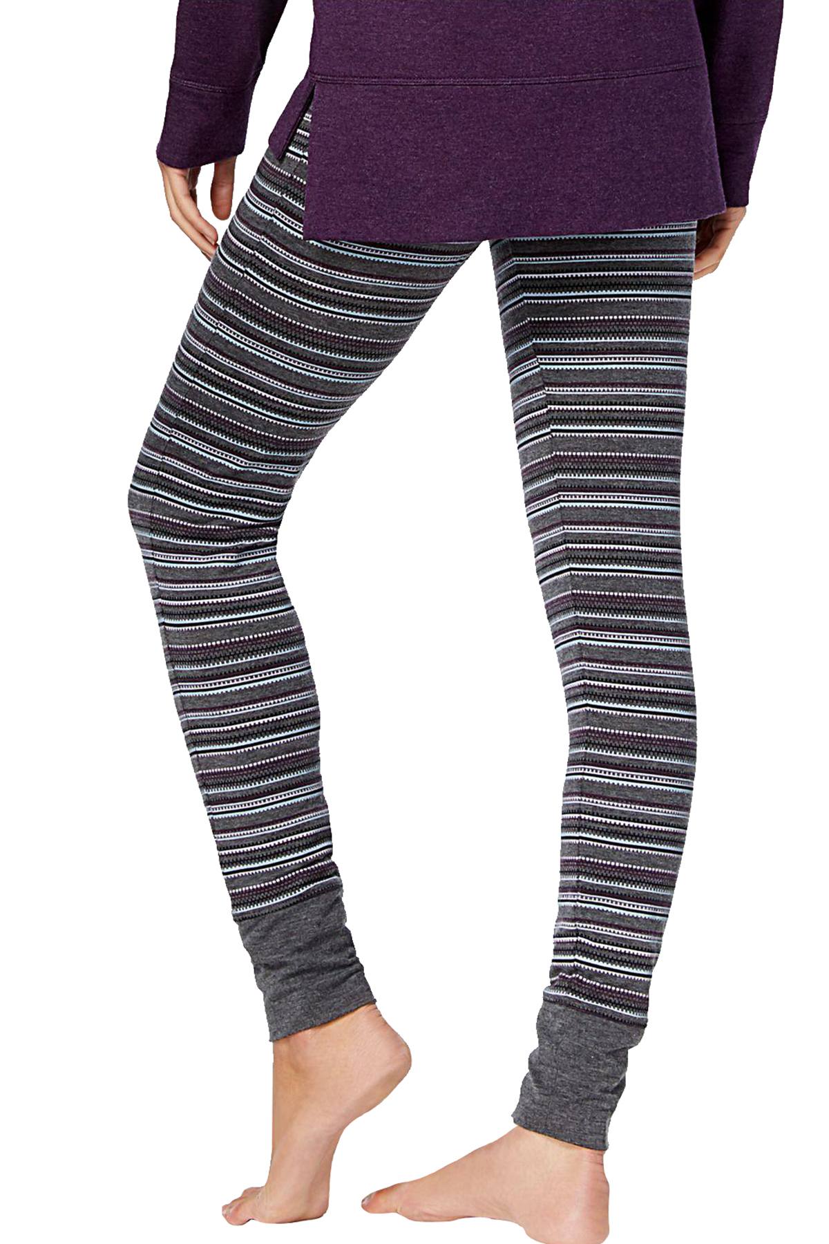 Alfani Intimates Multi-Stripe Printed Jogger Pant