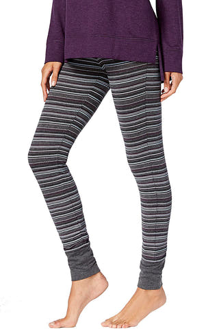 Alfani Intimates Multi-Stripe Printed Jogger Pant