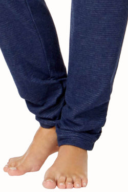 Alfani Intimates Navy Double-Knit Jogger PJ Pant thumbnail 3