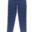 Alfani Intimates Navy Striped French-Terry Sleep Legging